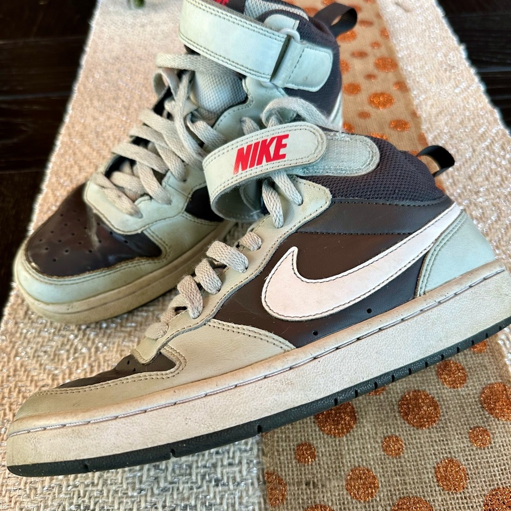 Nike Court Borough High Top Sneakers, Youth size 5